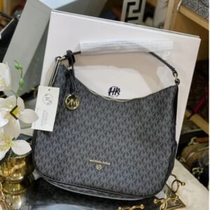 First Copy Bag Michael Kors Kelsey Medium Pebbled Leather Shoulder Bag Bl