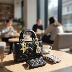 First Copy Bag Dior Combo With Scarf & Wallet